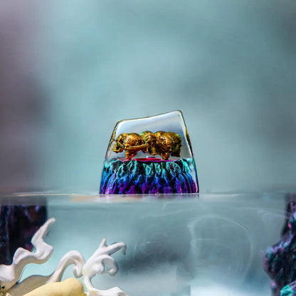 Exile Path Artisan Keycap – Handcrafted 1U Resin Keycap for Mechanical Keyboards