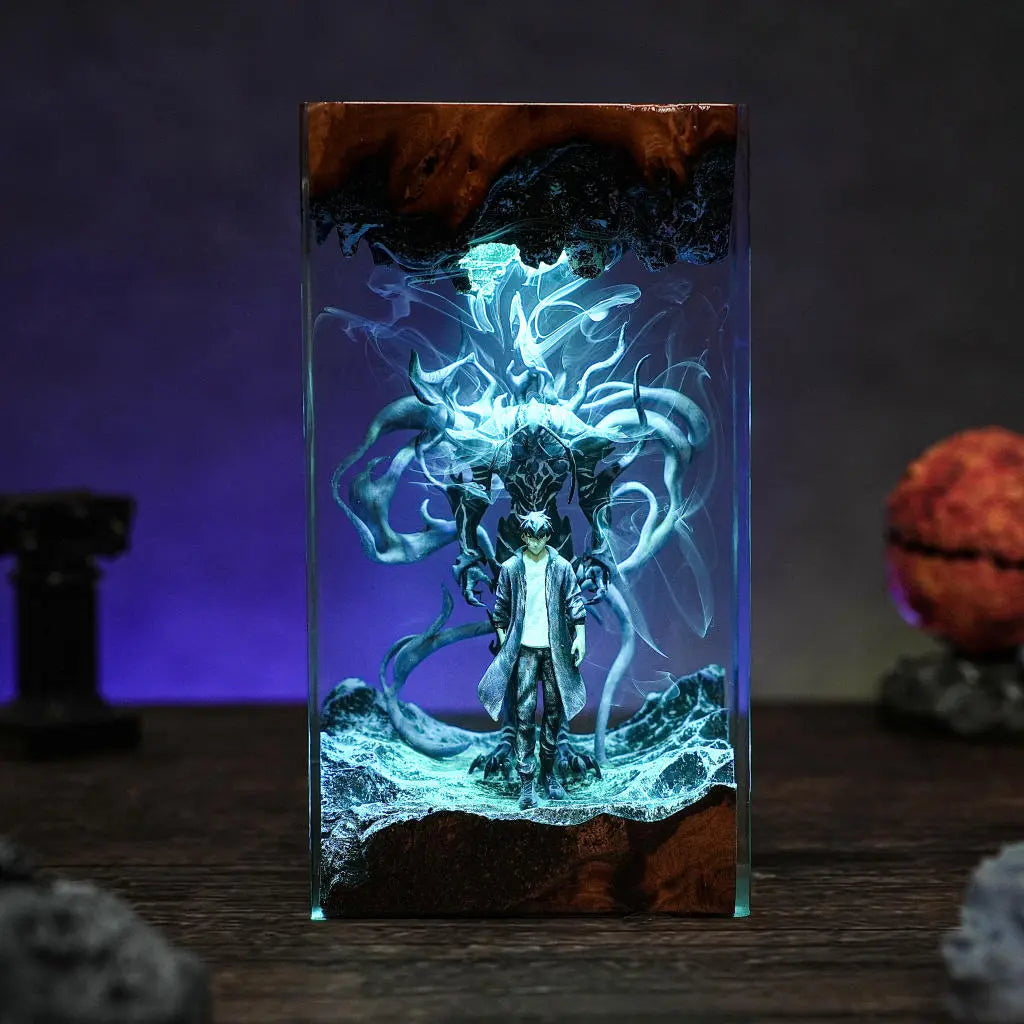 Sung Jin-woo x Beru Solo Leveling Lamp