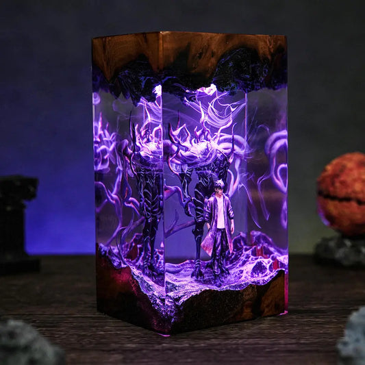 Sung Jin-woo x Beru Solo Leveling Lamp