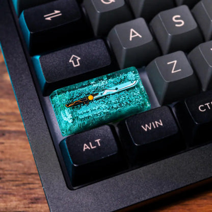 Zelda Guardian Sword Backspace Keycap – The Spirit of the Hero at Your Fingertips
