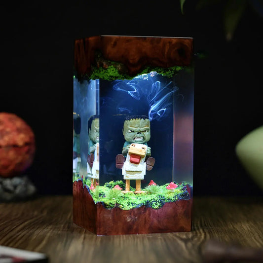 Chicken Jockey Minecraft Night Light