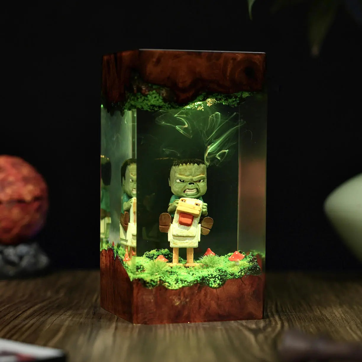 Chicken Jockey Minecraft Night Light