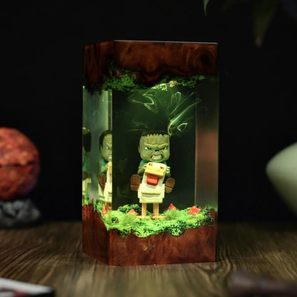Chicken Jockey Minecraft Night Light