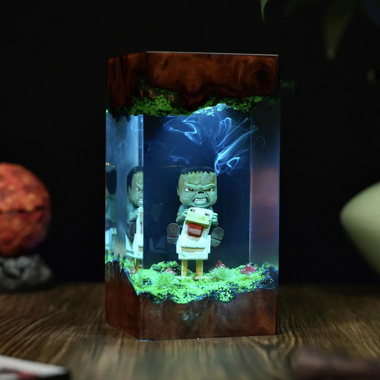 Chicken Jockey Minecraft Night Light