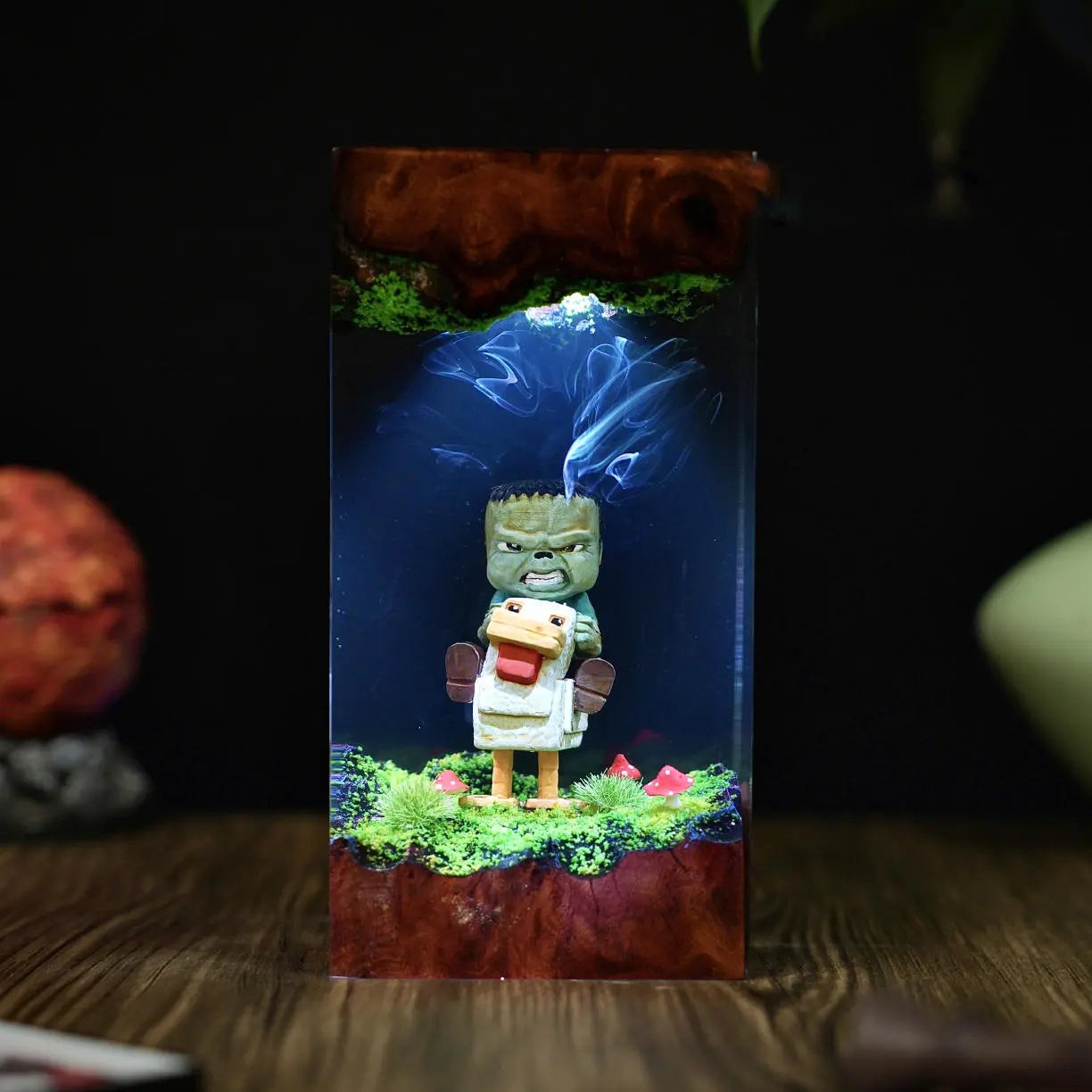 Chicken Jockey Minecraft Night Light