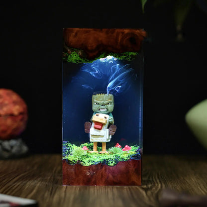 Chicken Jockey Minecraft Night Light