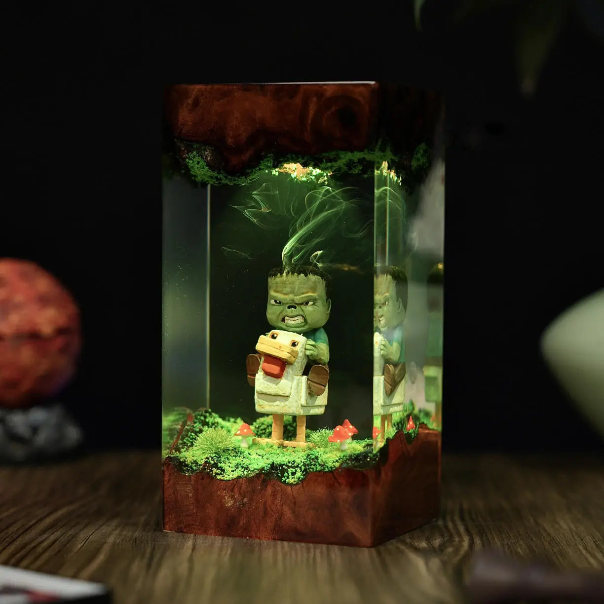 Chicken Jockey Minecraft Night Light