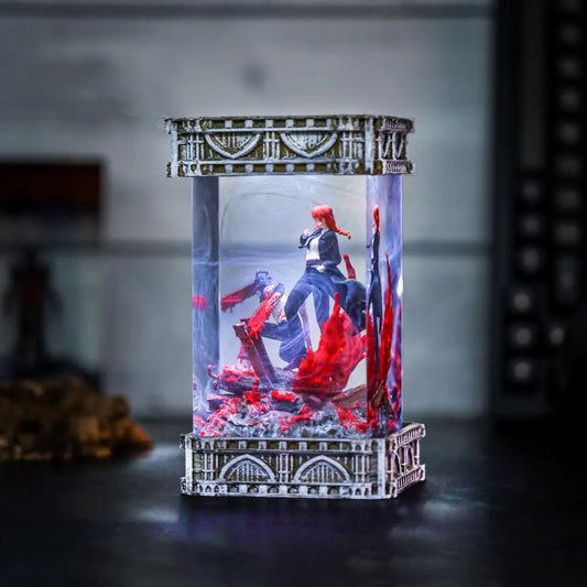 Denji & Makima Chainsaw Man LED Lamp