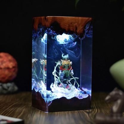Dark Deku Epoxy Night Lamp – My Hero Academia Hero in Shadows