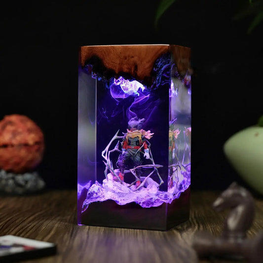 Dark Deku Epoxy Night Lamp – My Hero Academia Hero in Shadows