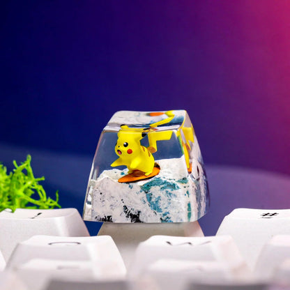 Surfing Pikachu Pokémon Keycap