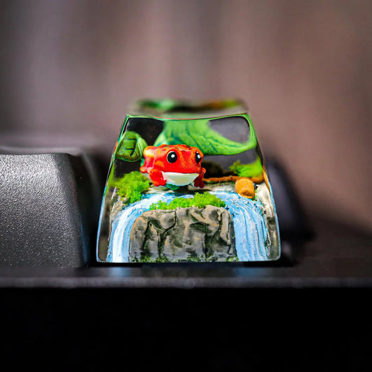 Red Toad Artisan Keycap – A Lucky Handmade Keycap for Mechanical Keyboards