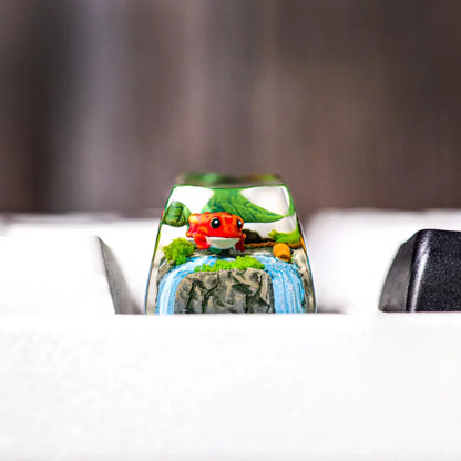 Red Toad Artisan Keycap – A Lucky Handmade Keycap for Mechanical Keyboards