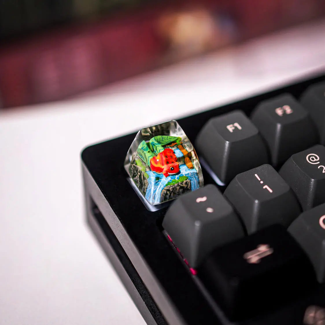 Red Toad Artisan Keycap – A Lucky Handmade Keycap for Mechanical Keyboards