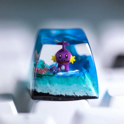 Mudkip & Shiny Mudkip Artisan Keycap