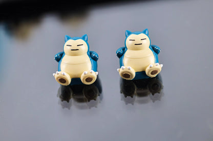 Snorlax & Psyduck 3D Artisan Keycaps